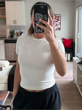 lululemon athletica Nulu Hip-Length Crewneck Short Sleeve